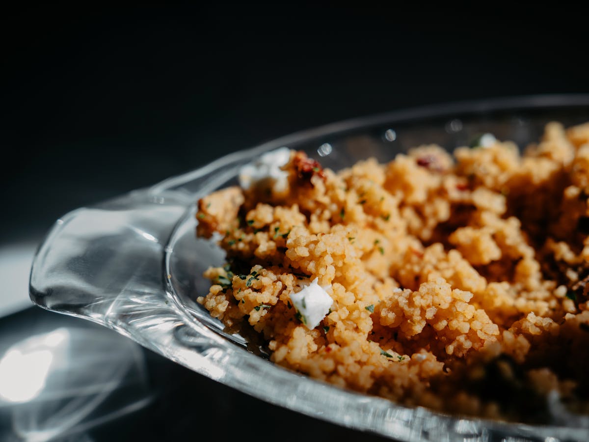 Cooking Step – Moroccan Couscous Vegetables simmering in a spiced tomato broth for Moroccan couscous